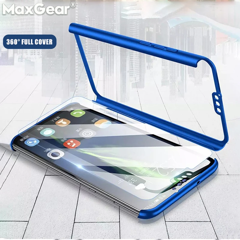 360 Full Cover Protection+Tempered Glass For Xiaomi Redmi Note 10 Pro 10S 9S 8T 9 T 8 7 9T 9A 9C Mi 10T 10 Lite POCO X3 NFC Case