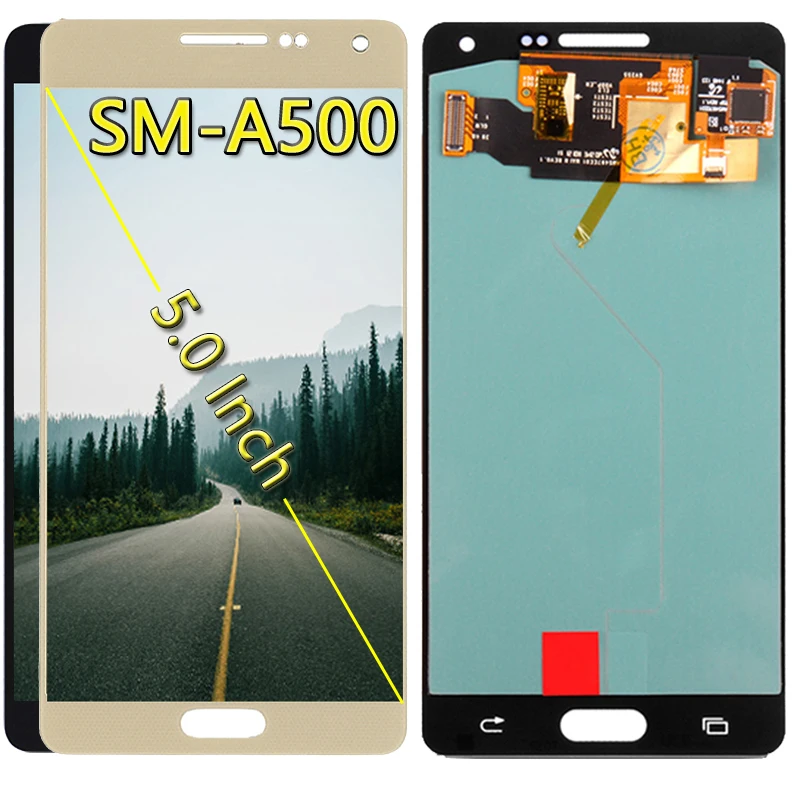 

SUPER AMOLED A500FU LCD For Samsung Galaxy A5 2015 A500 A500F A500M SM-A500F LCD Touch Screen Digitizer Assembly Replacement