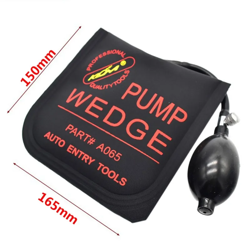 Auto Car Air Wedge Alignment Tool Inflatable Shim Air Cushioned Powerful Hand Pump 3 Sizes Universal Use