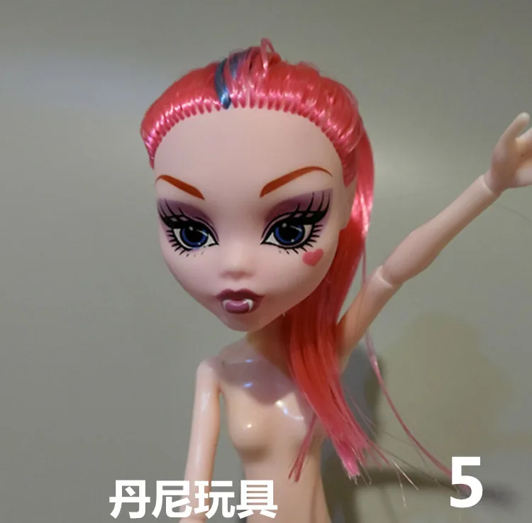 28 см, 11 шарнирных кукол, игрушки, высокое качество, китайская Кукла, BJD, шарнирная кукла, игрушки для девочек, детская кукла, отправка ever after high, голова куклы - Цвет: Белый