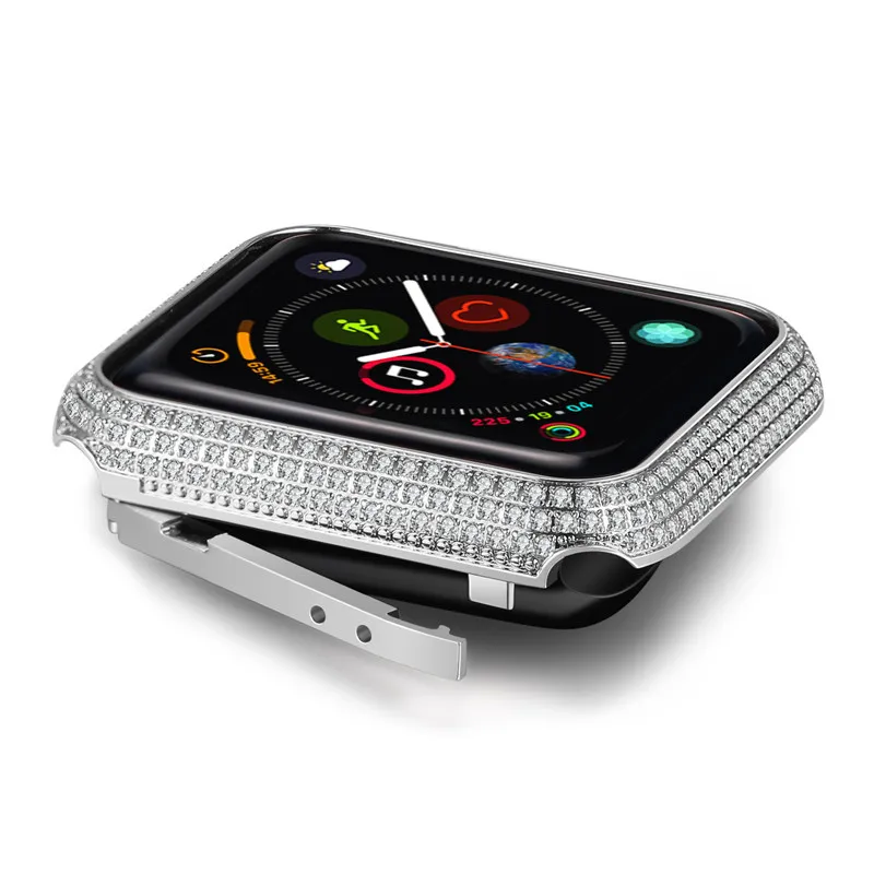 Новый роскошный чехол для часов с кристаллами apple watch 4 44 мм 40 защита 2 38 iwatch серии 3
