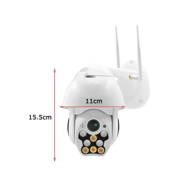 CUJMH 4X Zoom ИК Сеть видеонаблюдения IP камера купольная Wifi Pan беспроводная камера 1080P скорость открытый наклон безопасности Q2L0