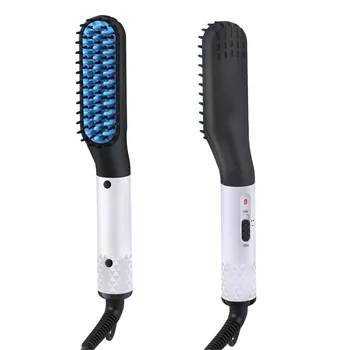 

Hair Straightener Brush Comb Beard Straightening Combs Hair Brushes Quick Styler Wide Tooth Stretch Comb Men Edge Control Comb