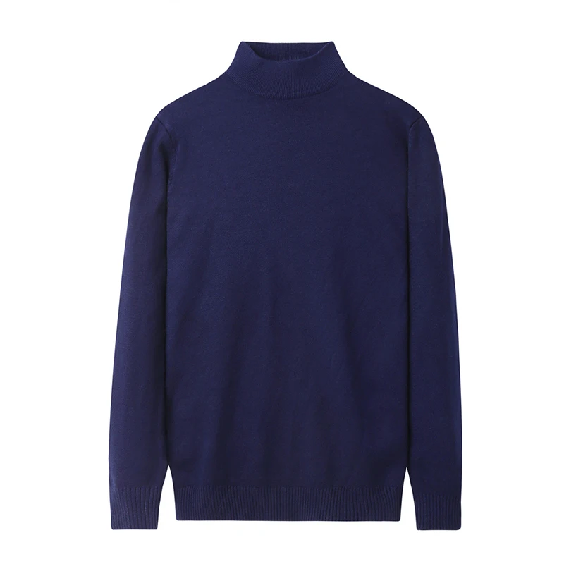 

GustOmerD 2019 Brand Quality Mens Sweaters Solid Slim Fit Winter Warm Pullovers Men Fashion Turtleneck Sweater Men 6 Colors