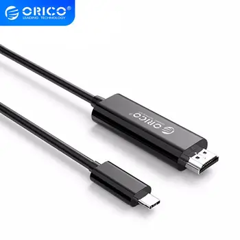 

ORICO USB C to HDMI Cable 4K 1080P 3D Type C Converter For MacBook Huawei Mate 30 USB-C HDMI Adapter USB Type C to HDMI
