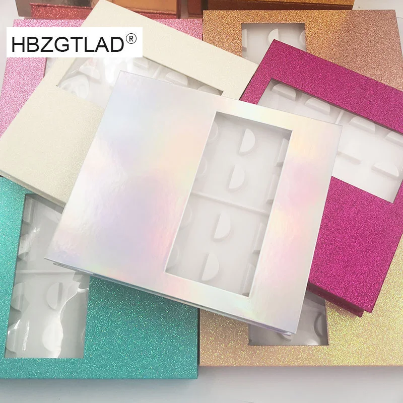 

NEW 10pair /1set Eyelash Storage Book packaging box 3d mink lashes boxes Eyelashes Sample Catalog Display Card