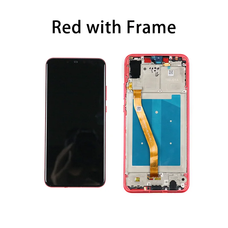 Red With Frame Для huawei Nova 3 ЖК-дисплей Дисплей Сенсорный экран с рамкой для huawei Nova 3 Дисплей ЖК-дисплей PAR-AL00 PAR-LX1M PAR-LX1 PAR-LX9 - Цвет: Red With Frame