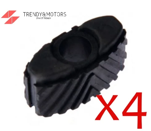 Sunroof Mechanism Nut 4 Pieces Black Sunroof Mechanism Nut for Renault Megane 2 Renault Scenic 2 7701209744