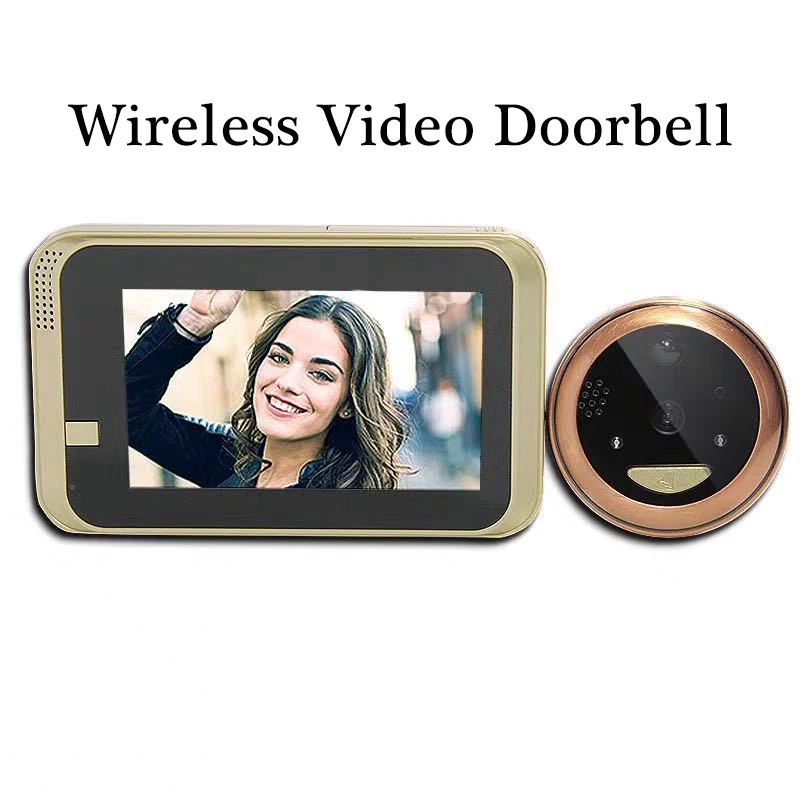 

New 3000mAh Wireless Video Doorbell Home Intercom Video Door Phone Remote Infrared Night Security Camera Intercom Doorbell