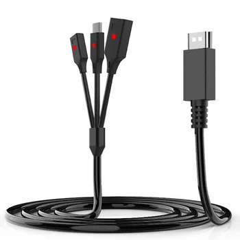 

Nintend Switch 3 in 1 Fast Charging Cable 1.8M Type C USB Charger Power Data Cable For Nintend Switch Console Joy-con Controller