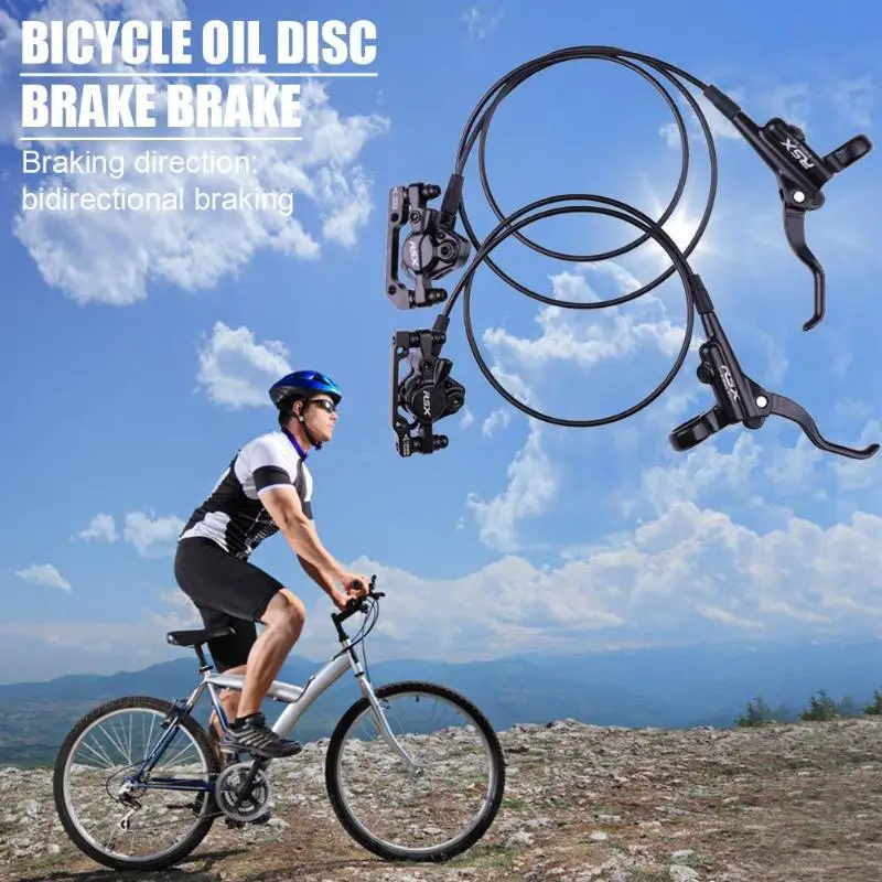 Горный велосипед гидравлический дисковый тормоз набор MTB велосипед двухсторонние тормоза суппорт велосипед тормоза Обновление от M315 тормоза