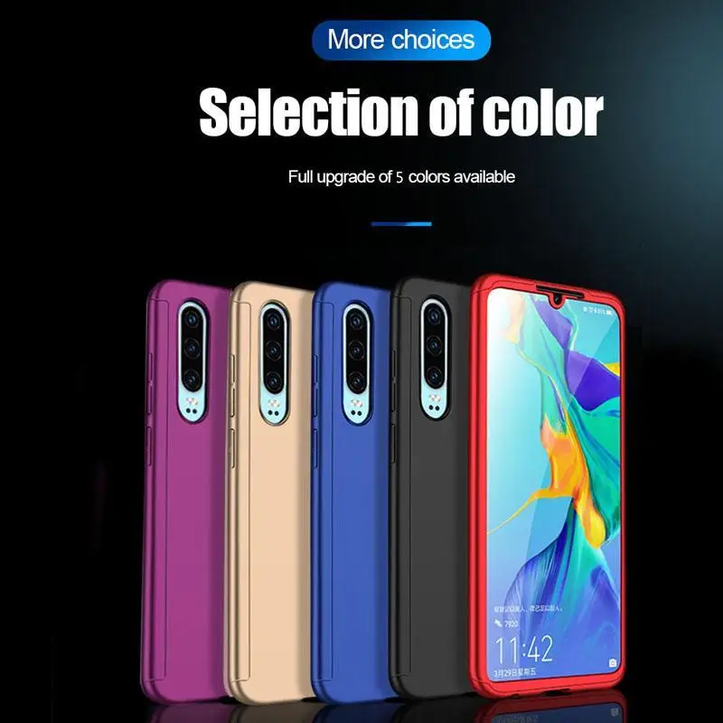 Чехол с полным покрытием 360 градусов для Huawei P30 P20 Pro P Smart Z Y6P Y7P 2020 Honor 20 10 9 Lite 9X P9 P8 10i