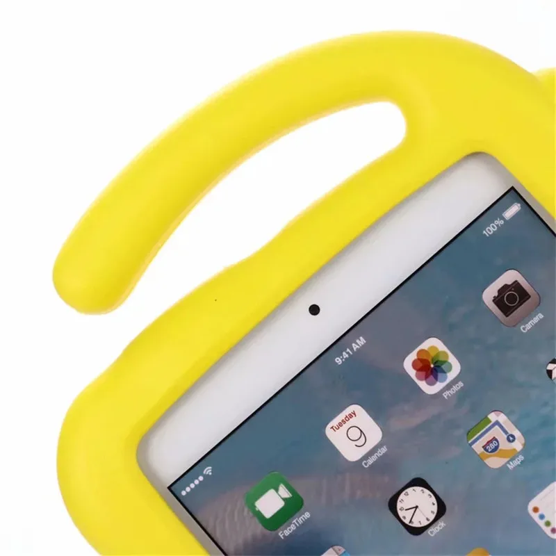 3D EVA с мультяшным жуком чехол для iPad Mini 1/2/3 Mini2 Mini3 чехол для планшета с рисунком божьей коровки для детей на ощупь чехол на заднюю панель телефона с подставкой держатель