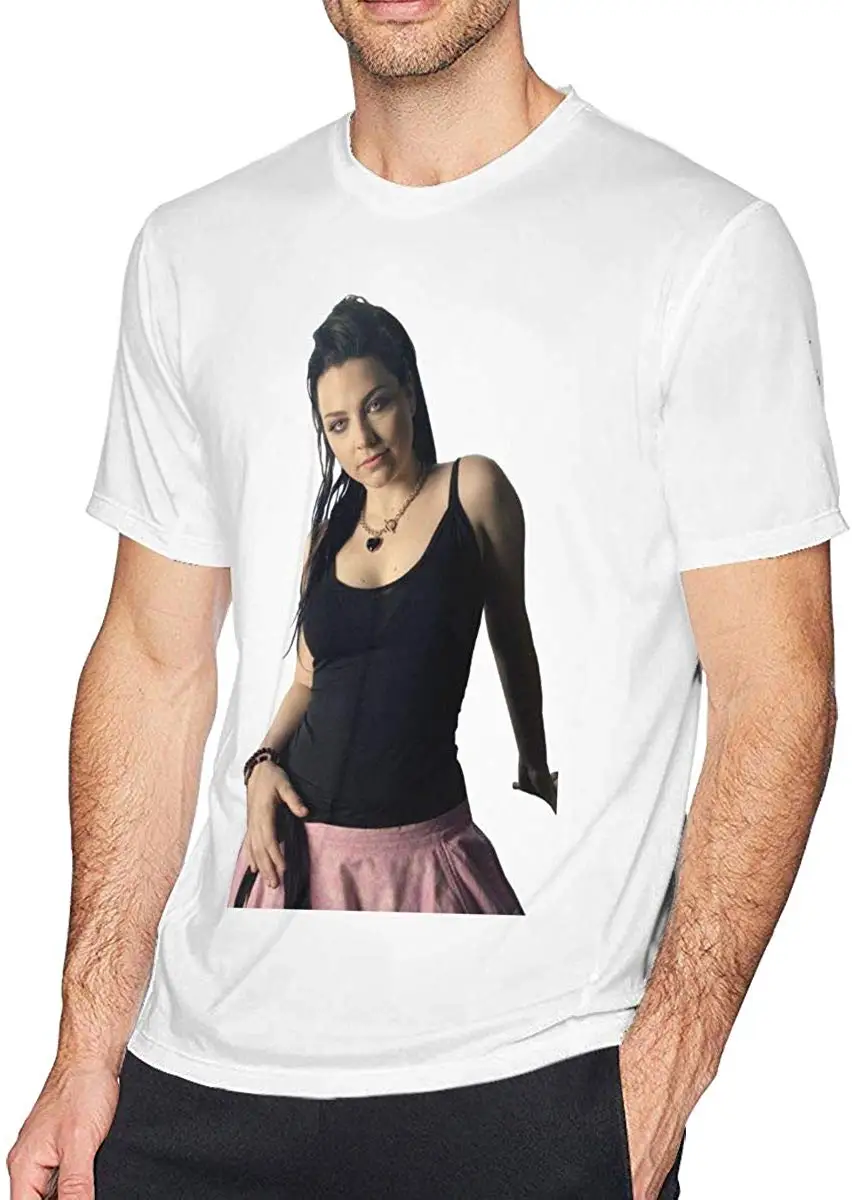 FGHFG Amy Lee Men's TFGHFG Shirt Tops Short Sleeve Casual Tees |
