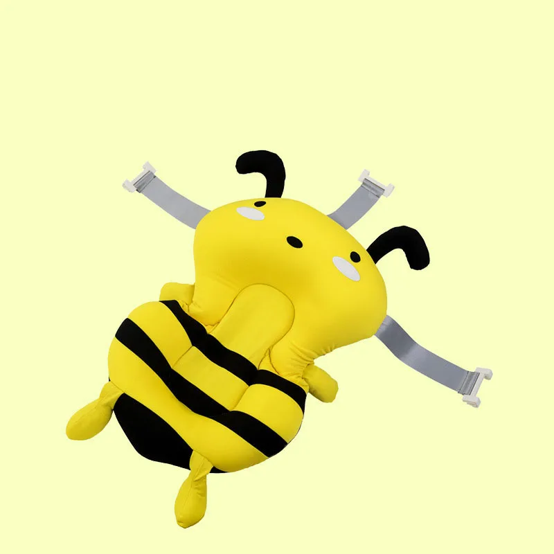 yellow bee Детский душ, переносная воздушная подушка, детская кровать, детский коврик для ванной, нескользящий коврик для ванной, безопасность для новорожденных, сиденье для купания - Цвет: yellow bee