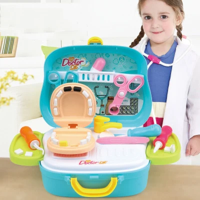 

House toy simulation suitcase cooking toy kitchen tool medical role playing set