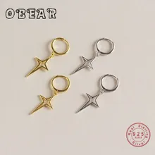 Женские серьги гвоздики OBEAR минималистичные круглые из 100%