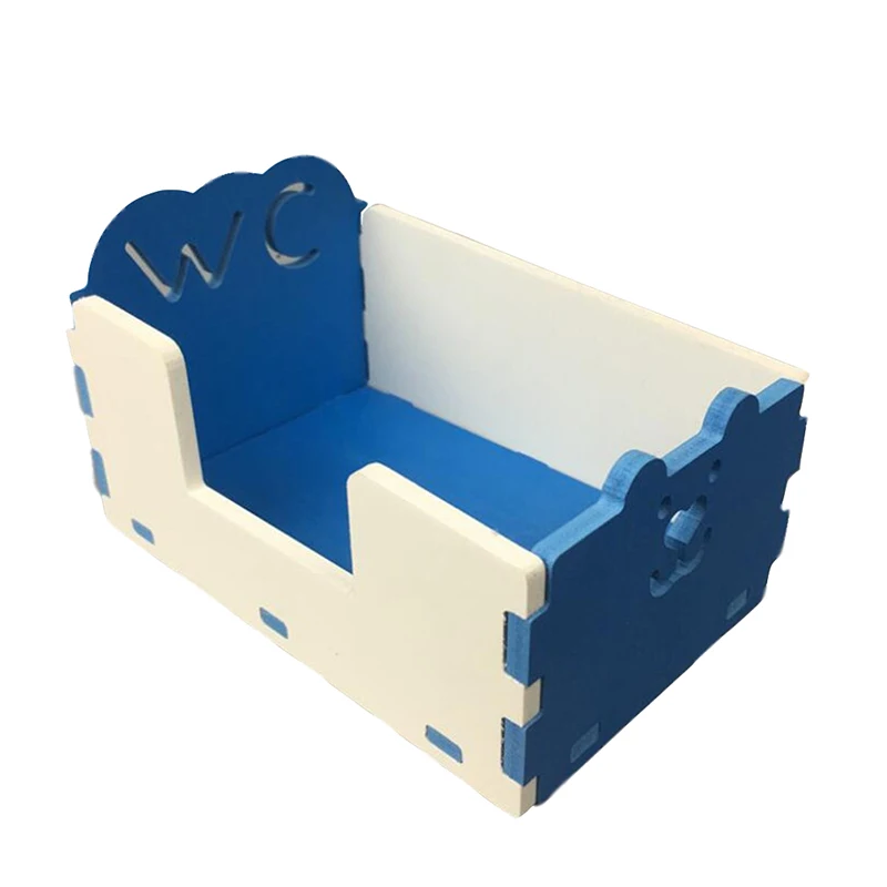 blue Hot Hamster Supplies Creative Hamster Toilet Anti-Flip Cleaning Toilet Small Pet Toilet Hamster House Accessories - Цвет: blue