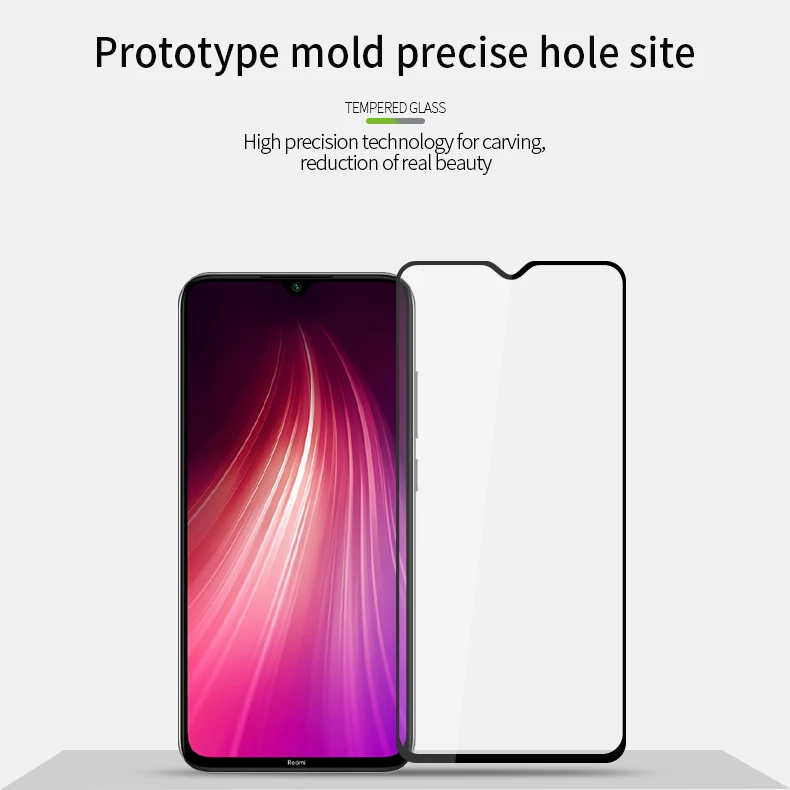 Красный mi Note 8 Стекло PINWUYO для Xiao mi Red mi Note8 Полное покрытие экрана протектор Красный mi Note 8 закаленная пленка