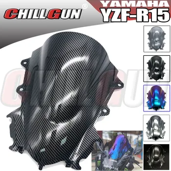 

Motorcycle Visor Viser Windshield WindScreen Fit For YAMAHA YZF R125 R15 V3.0 2017 2018 2019 2020 Double Bubble 2017-2020