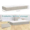 2 Pack Foldable Under Bed Bags Large Under Bed Storage Boxes Thick Breathable Underbed Clothes Storage Bags Zippered Organizer 2