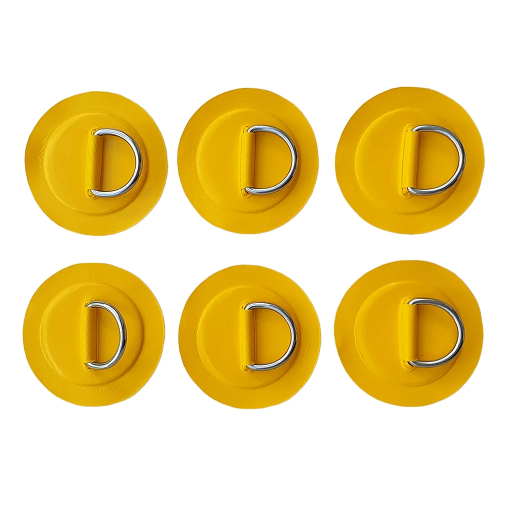 6x D Ring Patch Pad для ПВХ надувной лодки SUP Stand Up Paddleboard Dinghy|Гребные лодки| |