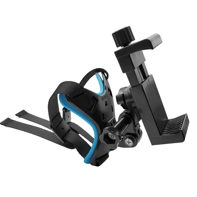 TUYU Smart Mobile Phone Stand Hanging on Neck Phone Mount Camera Holder for  Gopro Sports Camera - Blue Vertical Stand Wholesale