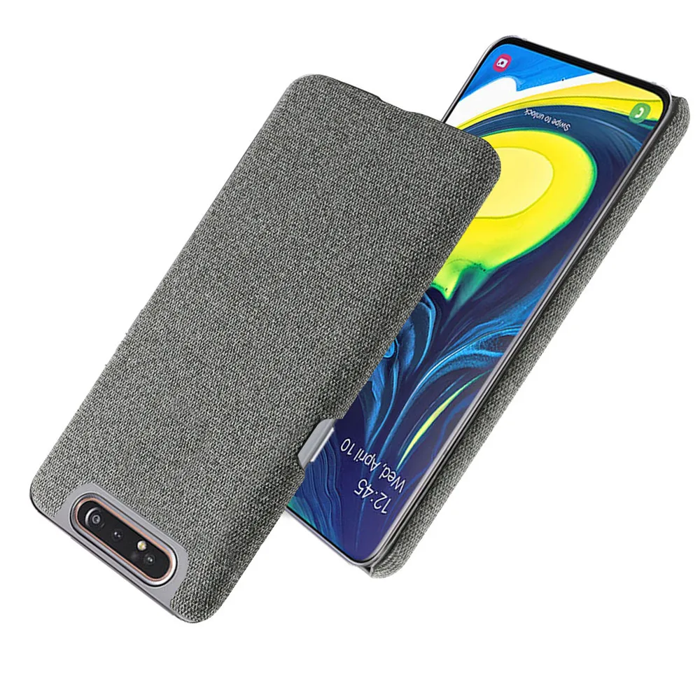 waterproof pouch for swimming Cloth Case For Samsung Galaxy A80 A53 A52 A12 A72 A33 A32 50 Slim Retro Cloth Phone Cover for Samsung A80 A 80 SM-A805F/DS 6.7'' cell phone lanyard pouch