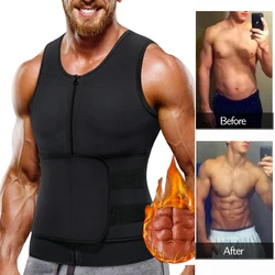 Men Waist Trainer Corset Workout Trimmer Girdle Slimming Body Shaper Vest Weight Loss Sauna Sweat Belt Gym Fat Burner Fajas Top