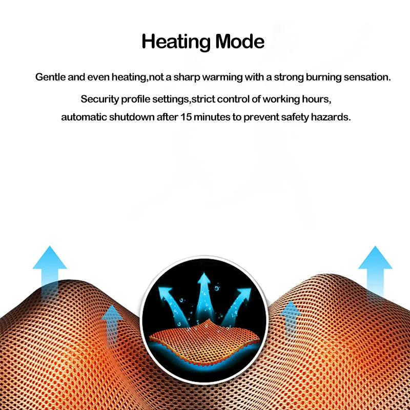 Neck and Back Massager with Adjustable Strap and Heat Electric Shiatsu Shoulder Massagers with Deep Tissue Kneading Massage