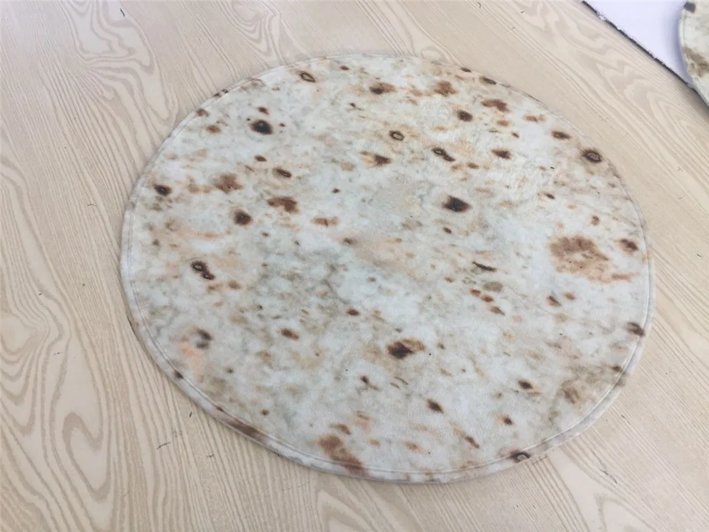 5 стиль Tortilla одеяло коврик с печатью круглый Burrito маленький ковер для офиса дома кемпинга пикника одеяло для улицы Прямая поставка
