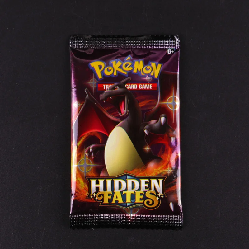 324 шт Pokemon карты солнце и луна скрытый Fates Booster Box Коллекционная торговая карточная