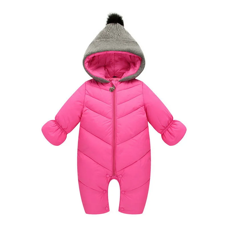 

Oeak Winter Newborn Baby Kids Warm Jumpsuit Children Zipper Infant Overall Boys Girls Romper Climbing Suit Clothing Jacket