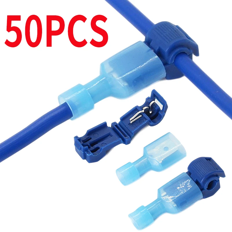 25set 50Pcs Quick Electrical Cable Connectors Snap Splice Lock Wire Terminal 25set 50Pcs Quick Electrical Cable Connectors Snap Splice Lock Wire Terminal