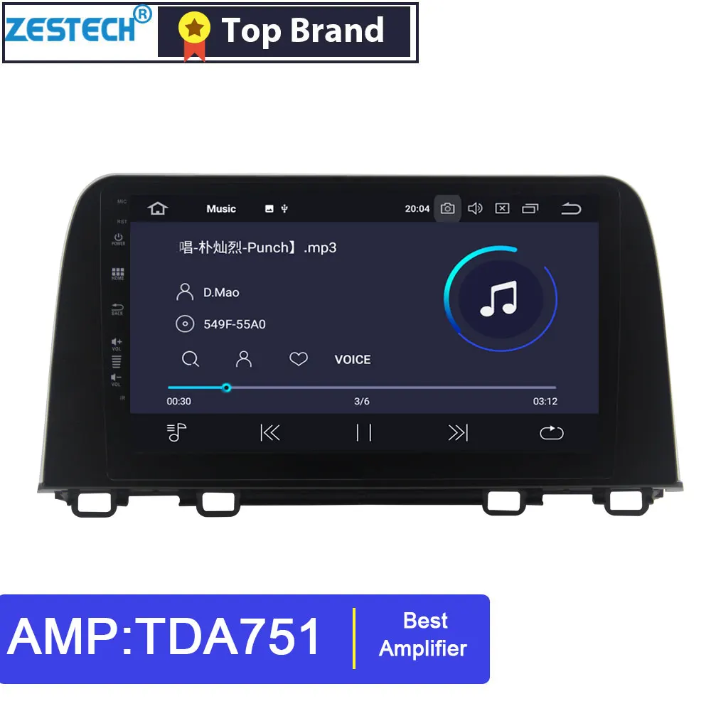 1 din Android 9,0 ips 2.5D " gps Радио автомобильный dvd-плеер для Honda CR-V CRV головное устройство автомобиля gps DVD мультимедиа SWC DSP