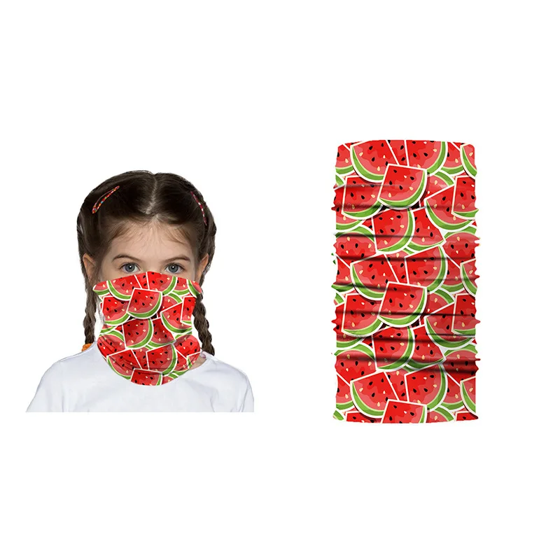 Boys and Girls Polyester Scarf Children Multi-function Magic Headband Neck Gaiter Bib Cycling Balaclava