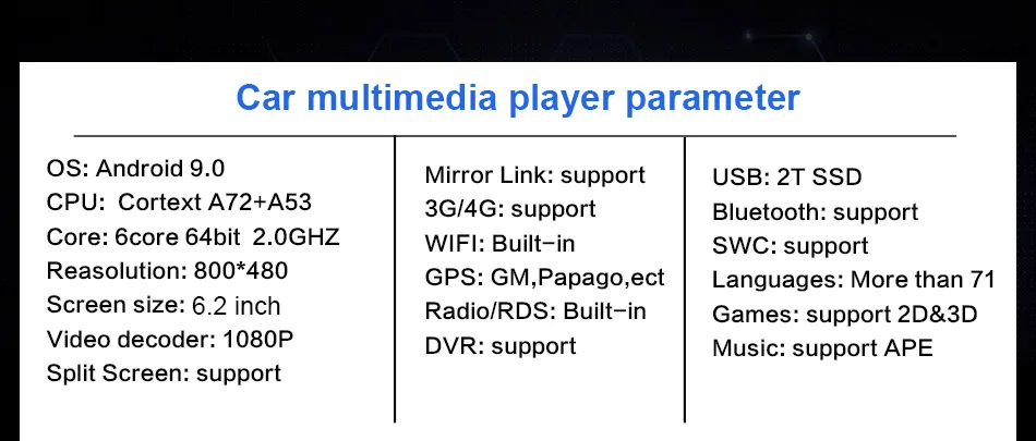 Eunavi 2din универсальный Android 9,0 автомобильный dvd мультимедийный плеер Радио Стерео магнитофон аудио стерео gps Navi ips сенсорный экран