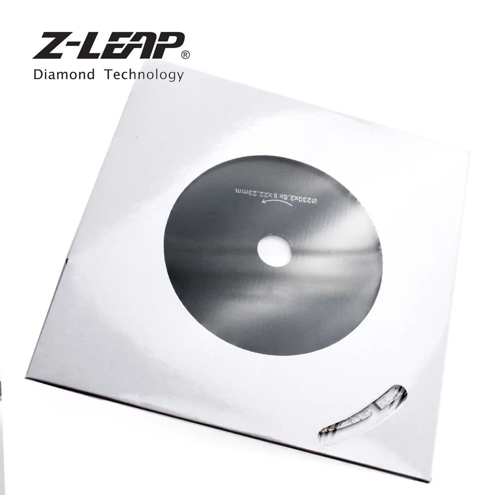 Z-LEAP " алмазный режущий диск 230 мм Алмазная Сегментированная Циркулярная Пила Лезвия бетонный гранитный общий сухой резки