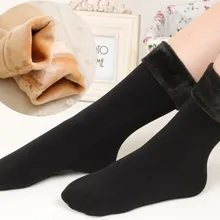 Теплые женские носки, плотные теплые шерстяные кашемировые зимние носки, дышащие, унисекс, бесшовное бархатное сапоги, носки для сна