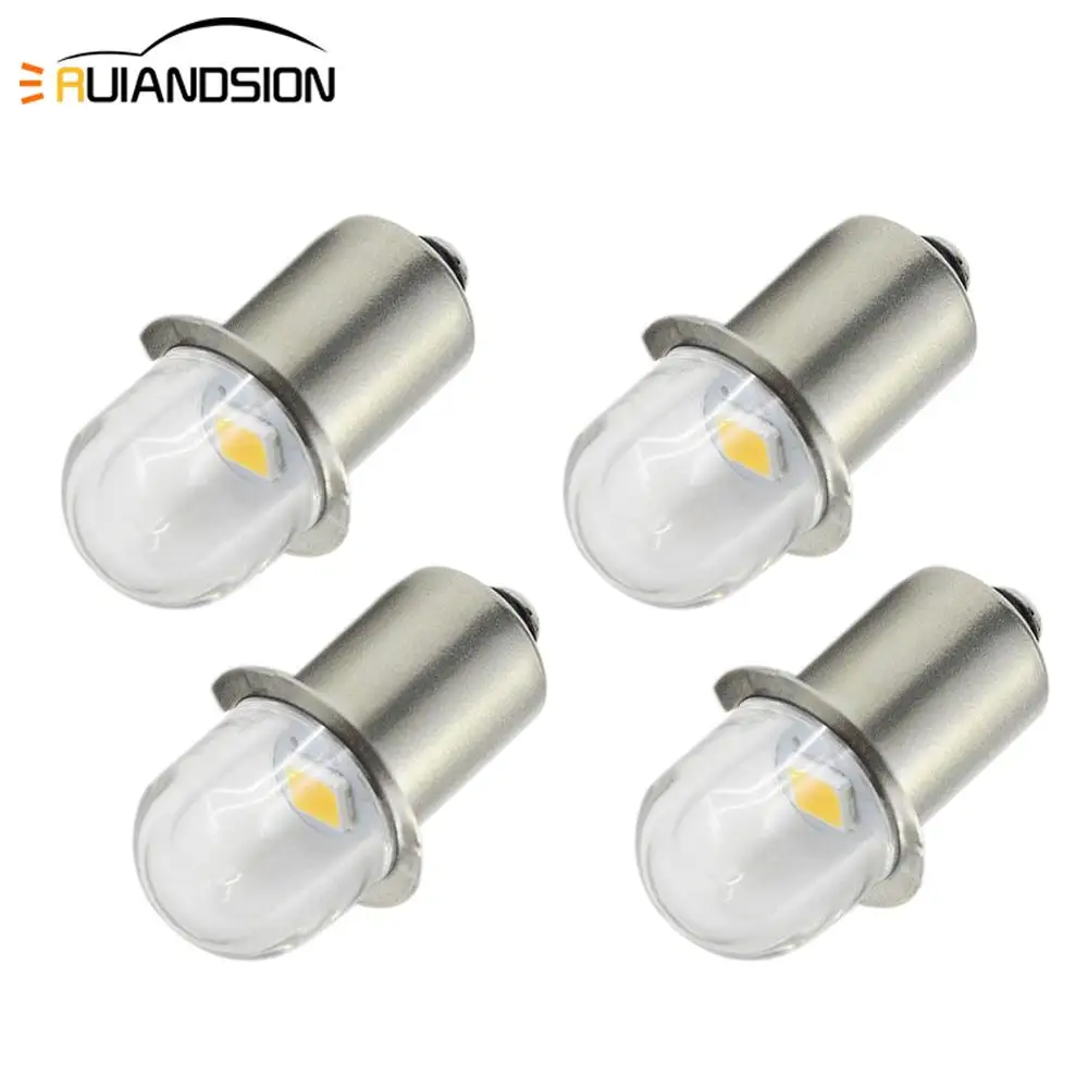 4x DC 3V 6V PR2 P13.5S 2835 LED Conversion Kit for Bike Torch Tooling Lantern Work FlashLight Maglit Bulbs Replacement 4300K ► Photo 1/6