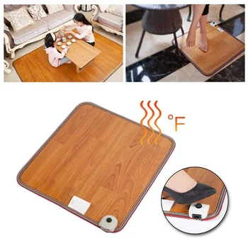 

Adjustable Carbon Crystal Heated Foot Warmer Mat Waterproof Electric Heating Pad For Feet Fast Heating 9 Gear Home Office