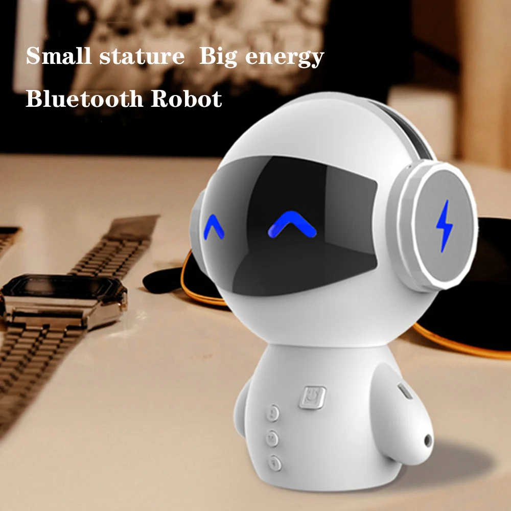 

M10 Intelligent Stereo Robot Bluetooth Speaker Noise Cancelling Hands-free Call Robot Speaker Power Bank TV wireless speakers