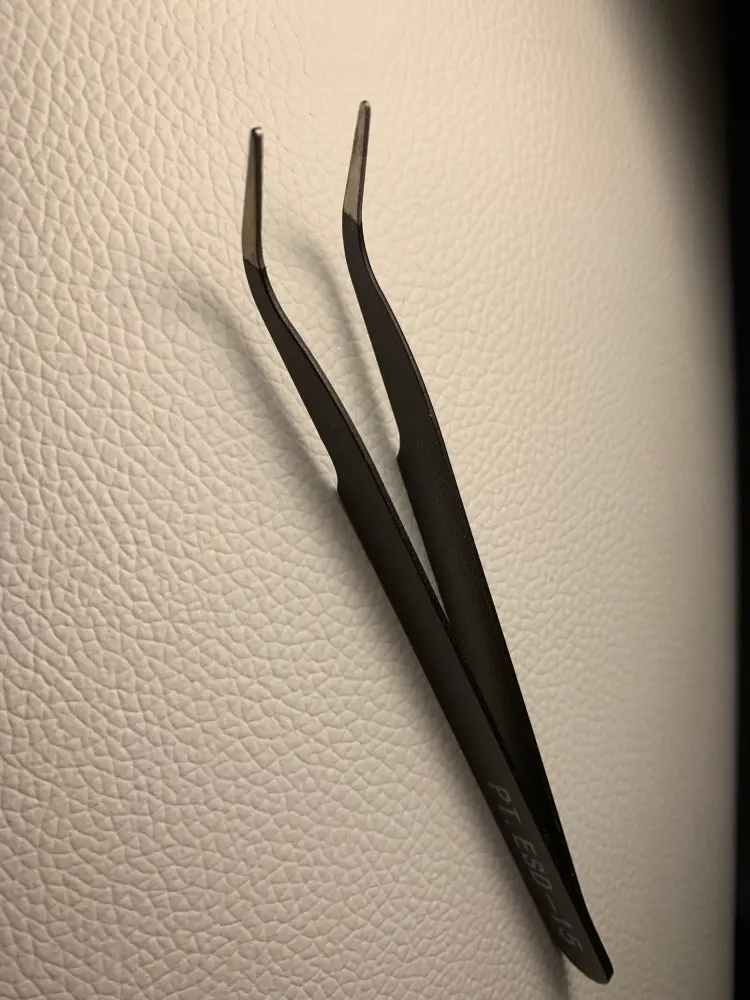 

Nail Art Anti Acid Stainless Steel Eyebrow Tweezers Black Curved Straight Nipper Eyelash Extension Make Up Nail Tools