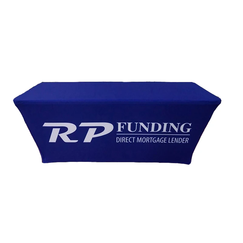 Free Shipping 6ft Custom Printed Spandex Table Logo