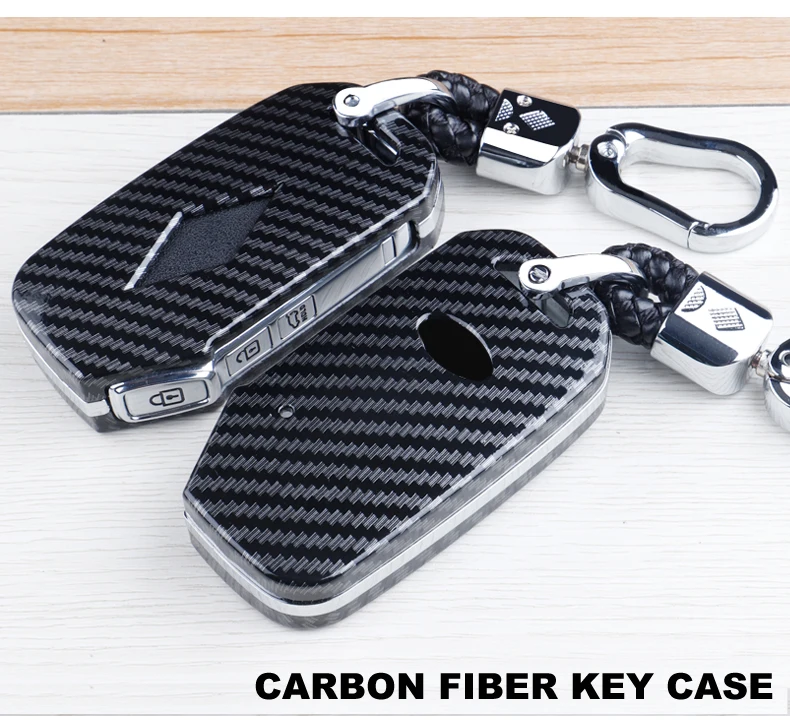 Carbon Fiber Car Smart Key Cover Case Fob For KIA Ceed K3 K4 K5 Sportage R QL KX5 Sorento KX3 KS3 RIO Protect Shell Accessories - H5101874fb229438ba825fd6f58dbfdf9w