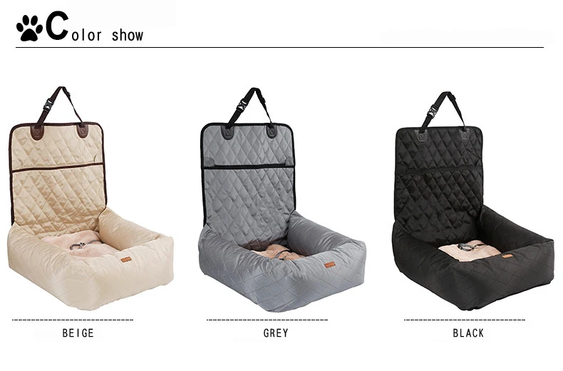 Multifunction Dog bed Cat Carrier Car Seat Beds Sofa Kitten Puppy Dog house Thickened large size Dog mat 60cm
