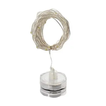 

ICOCO 1pcs 2m Waterproof Rotating Button Decoration With Battery Box Copper Wire Lamp String Star Decoration Lamp String Sale