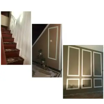 

Baseboard 3D Three-dimensional Wall Sticker Self-adhesive Waterproof TV Background Wallpaper Border Wall Wallpaper Line D6Z8