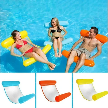 

Internet celebrity explosions with net hammock folding double backrest floating row water recreation couch floating bed sofa