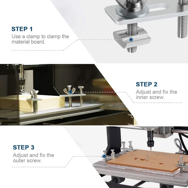 4 Pack T-Track Bilincs, Mini T Pálya Tartsa Le A Bilincseket, Amelyek Kompatibilisek 3018-Pro, 3018-Prover, 1810-Pro Cnc Útválasztó Géppel - Image 2